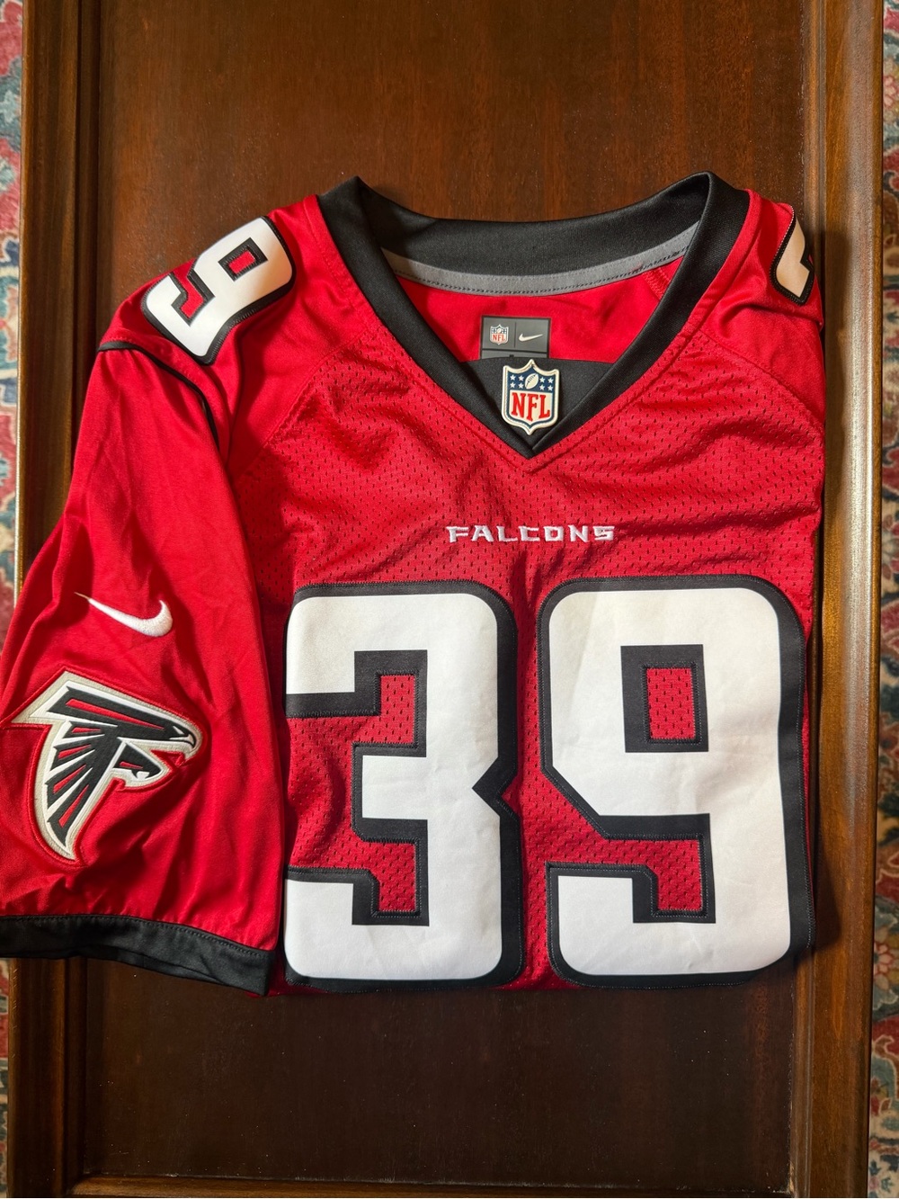 Nike Red Atlanta Falcons Steven Jackson #39 Football Jersey, Men’s Size Large